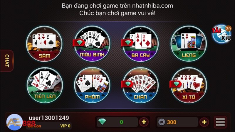 Game Bài AE888 - Tổng quan về sảnh bài trực tuyến