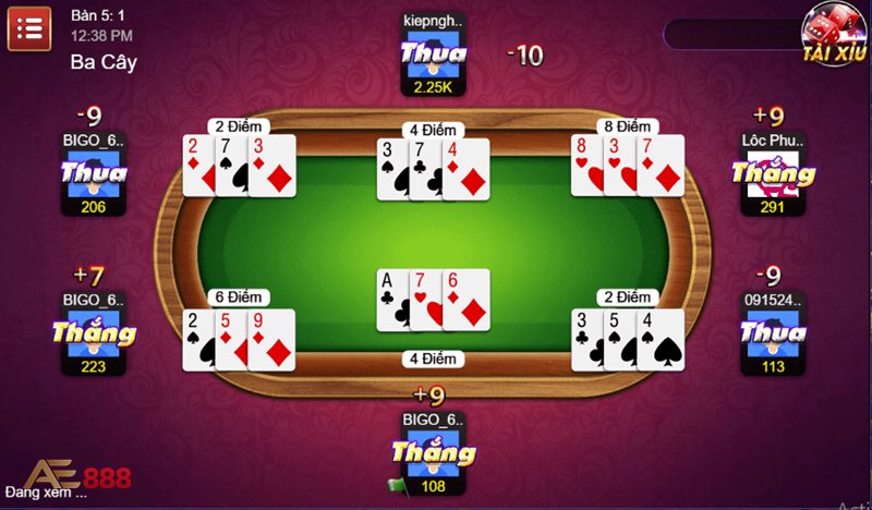 Game Bài Ba Cây - Ba cây khác gì với bài cào?